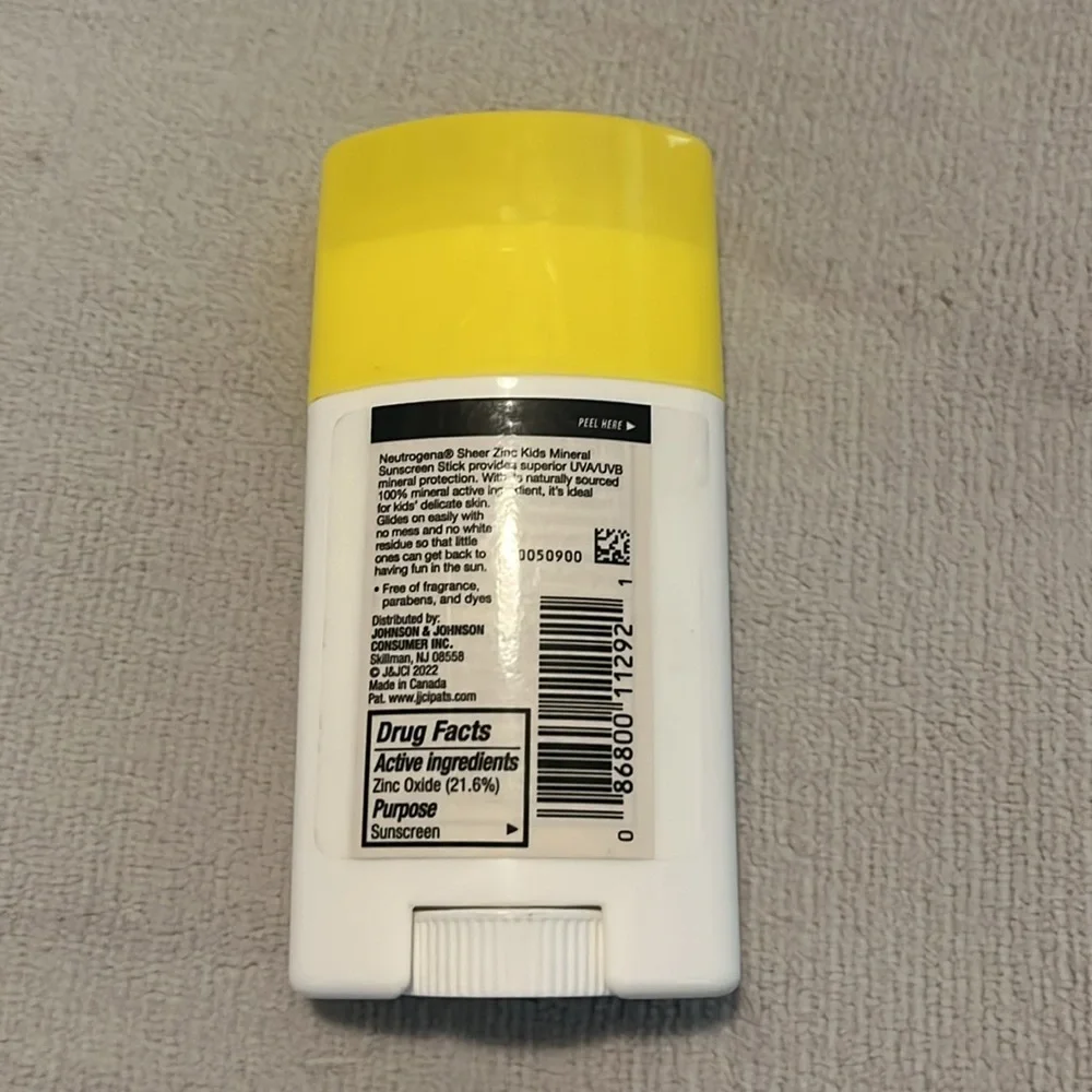NWT Neutrogena Kids Mineral Sunscreen Stick SPF 50